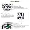 WOSTU 100% 925 Sterling Silver Wrap-Around Filigree Charms Fit Bracelets Silver Jewelry Making