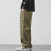 Men's Spring/Summer Fashion: Spliced Personality Trousers with Big Pockets