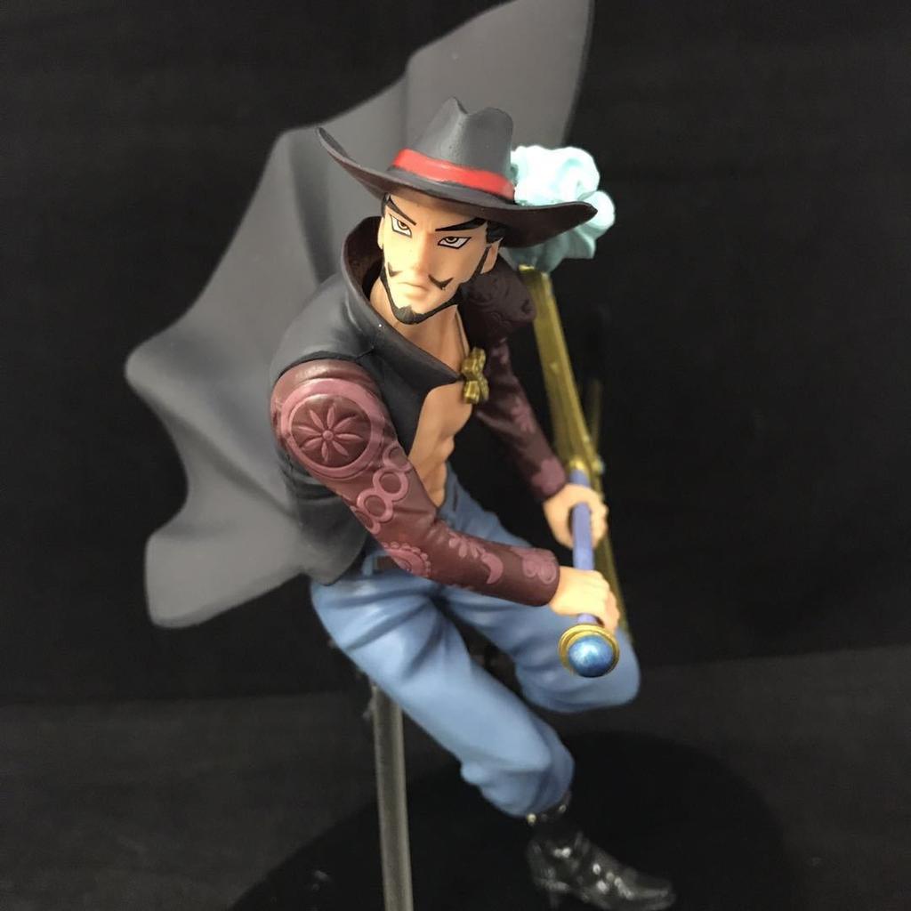 Anime One Piece Top Styling King Decisive Battle Dracule Mihawk Eagle Eye Battle PVC Action Figure Model Decoration Toys Gift