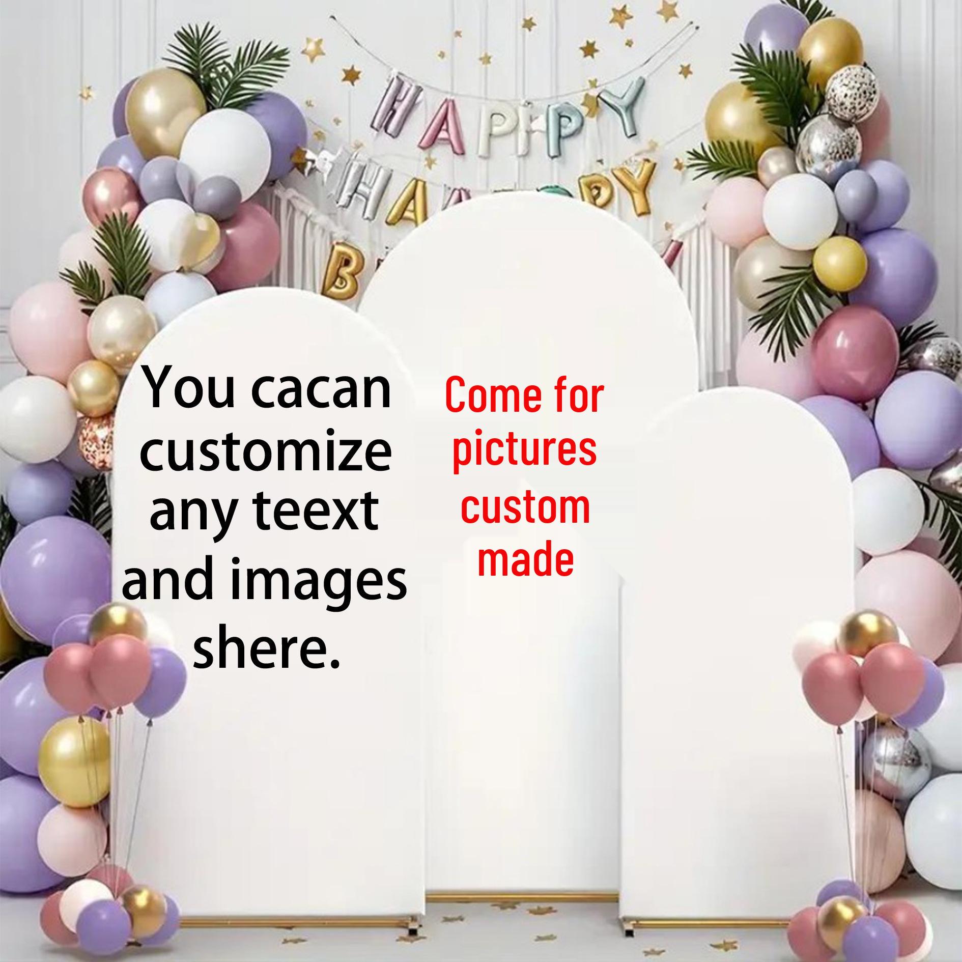 

DIY Arch Fabric Cover for Birthday and Wedding Party Decoration 120x50cm
