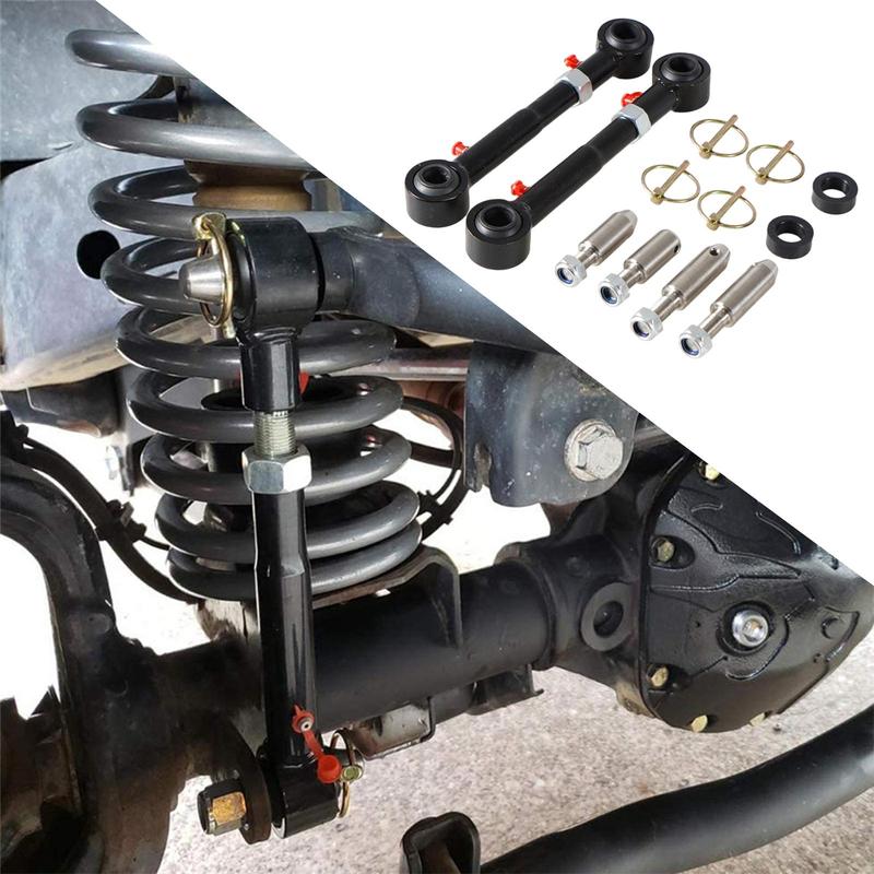 Front Sway Bar Links Disconnects Stainless Steel for JK Jku 2007-2018 Car Replacement Stabiliser