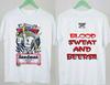 Maglietta Sandman Blood Sweat Beers, T-Shirt da Uomo Ecw Cotone Double Sided Per Fan