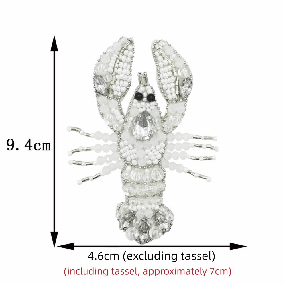 Iron-On Beaded Applique Sequin Applique DIY Patch High-Quality Fabric Sticker