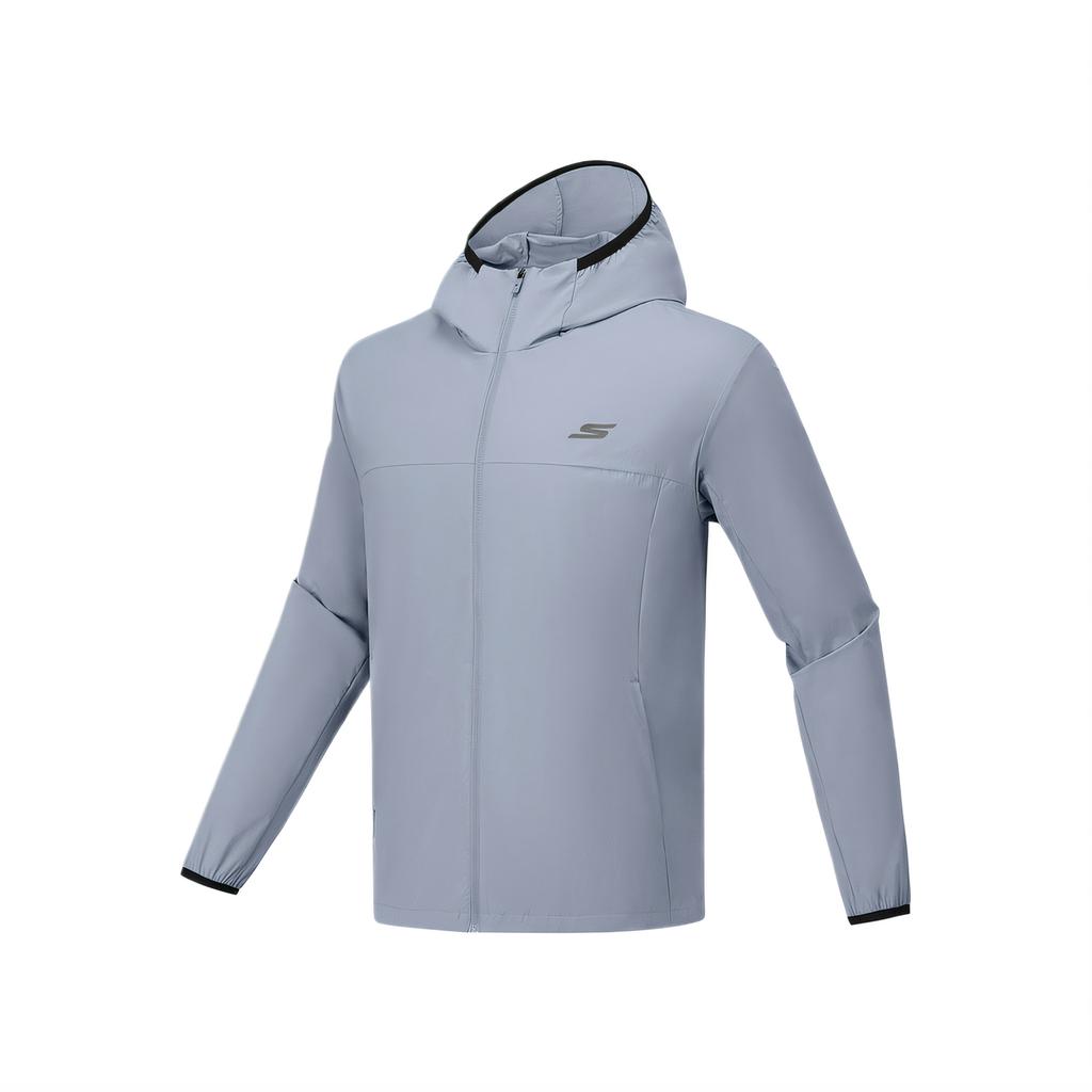 Skechers GODRI Jacket Men's Trade Wind Gray 02N6 P325M049-02N6