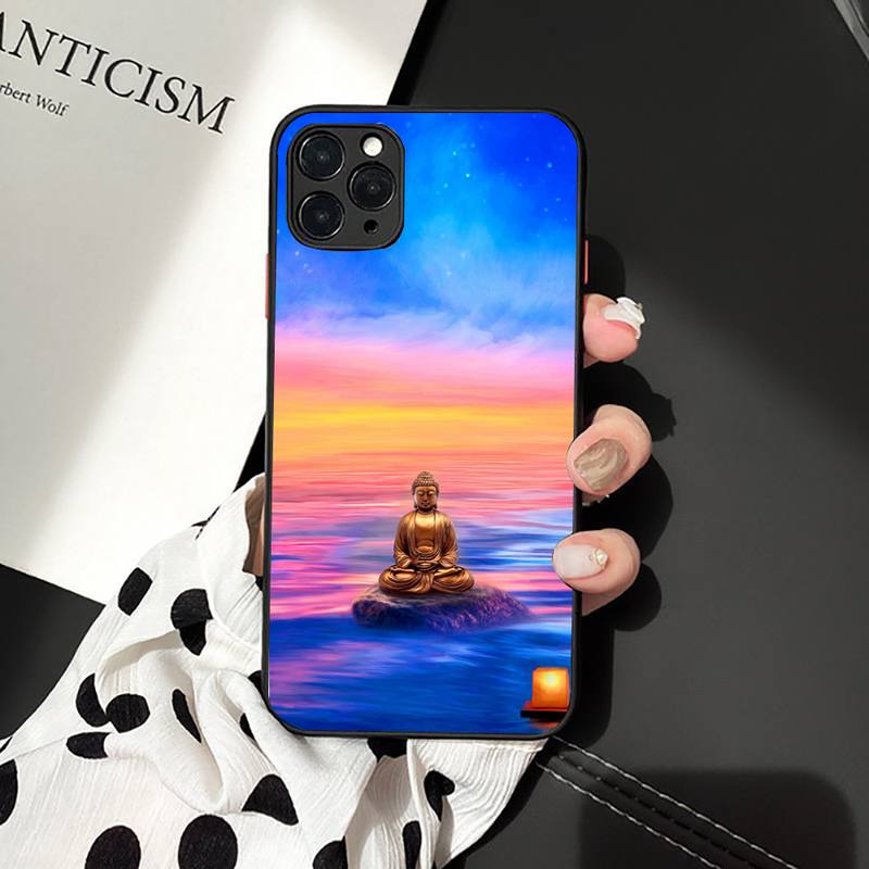 Retro Galactic Gautama Buddha Budha Phone Case for iPhone 11 12 13 Mini Pro XS MAX 8 7 6 6S Plus X 5S SE 2020 XR Case