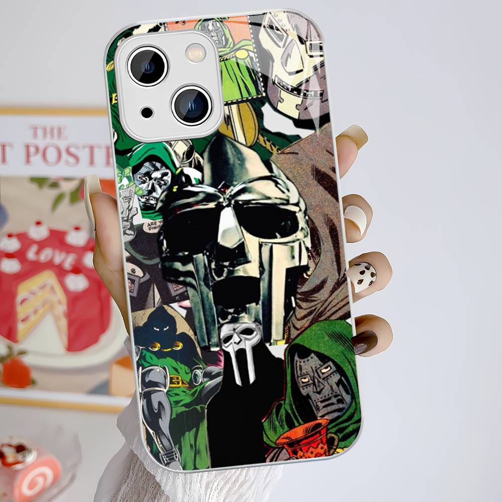 MF-DOOM Rapper Tempered Glass For Iphone 14 13 12 11 Pro Mini XS MAX 14Plus X XS XR Fundas