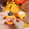 Halloween Pumpkin Ghost Skull Bat Squeeze Pinch Toys Silicone Stress Relief Fidget Toys for Kids Adults Party Favor Gifts Toys