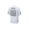 Nike Nfl Las Vegas Raiders (Josh Jacobs) Casual Digital Print Short Sleeve T-Shirt Men T-Shirt White 67NMORGA8DF-2KB