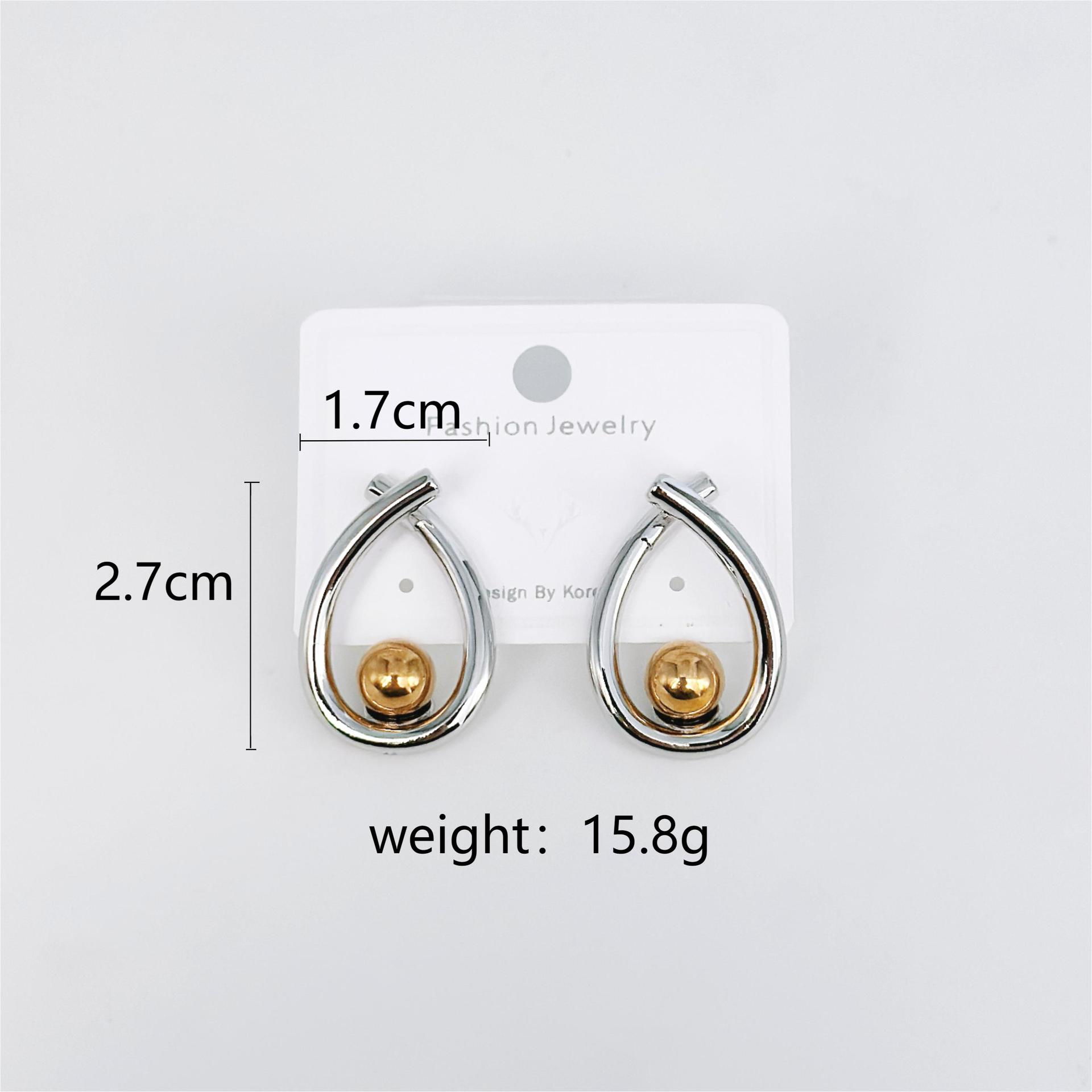 

Модные серьги-гвоздики в форме капли воды, французские легкие, роскошные, с улучшенной текстурой, серьги в гонконгском стиле, персонализированные, женские, для поездок на работу