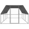 Vidaxl Outdoor Chicken Coop, 3X6X2 M, Galvanized Steel
