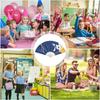 Seven Folding Fan Kid's Foldable Small Fan Decoration Tool With Beautiful Patterns For School Home Travel Work Area