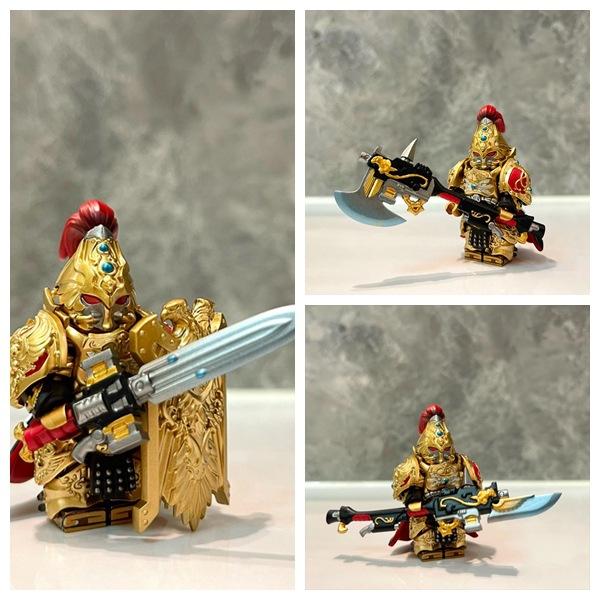 Warhammer 40K Series Emperor Slash Army Blade Warrior Figurine Assembled Building Block Toy Bag