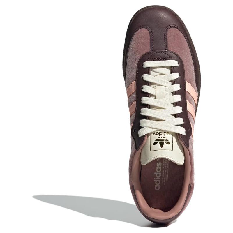 adidas Originals Samba Women's Low Top Sneakers Brown JI2682