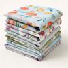 1Pc 34x34cm Thin Cotton Retro Flower Printed Women Pocket Handkerchief Scarf Absorbent Wipe Sweat Towel