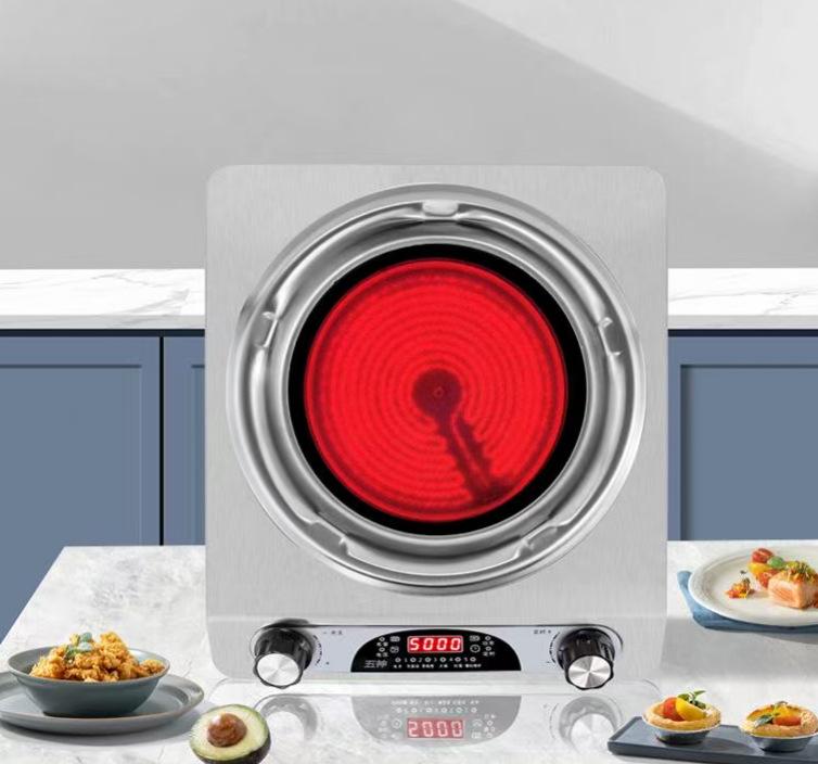 Ultra-thin Microcrystalline Induction Cooker with Touch Screen - Kitchen Appliance & Gift