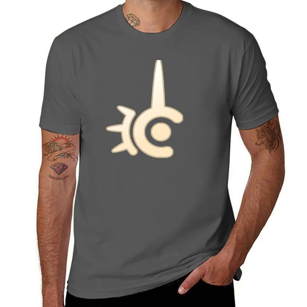 FF14 Red Mage symbol TShirt Big and Tall Basic Tee Shirt