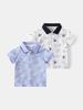 2026 Trendy Boys' Full Print Short Sleeve Polo Shirt for Summer