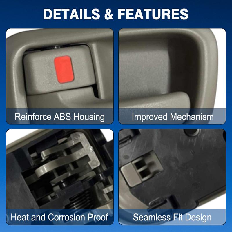 Front/Rear Left Right Inner Interior Door Handle for Toyota Tundra 2000 2001 2002 2003 2004 2005 2006 69206-0C010