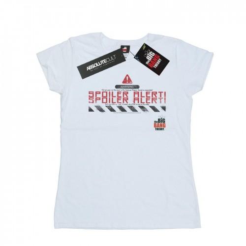 

The Big Bang Theory Womens/Ladies Spoiler Alert Cotton T-Shirt XXL білий