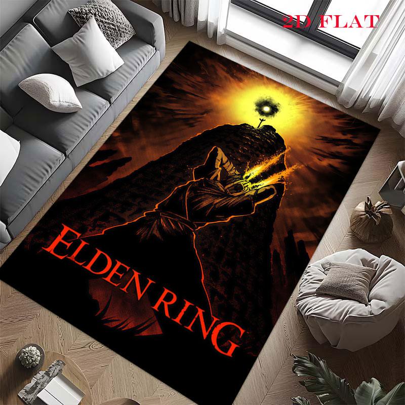 Elden Ring Woe Carpet Rug for Living Room Bedroom Home Sofa Decoration,Kids play Nonslip Floor Mat