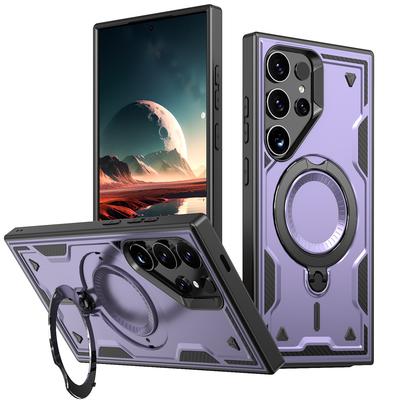 TM for Samsung S25 ULTRA Phone Case Magnetic Rotating Stand Anti Drop NOTE14PRO Protective Cover