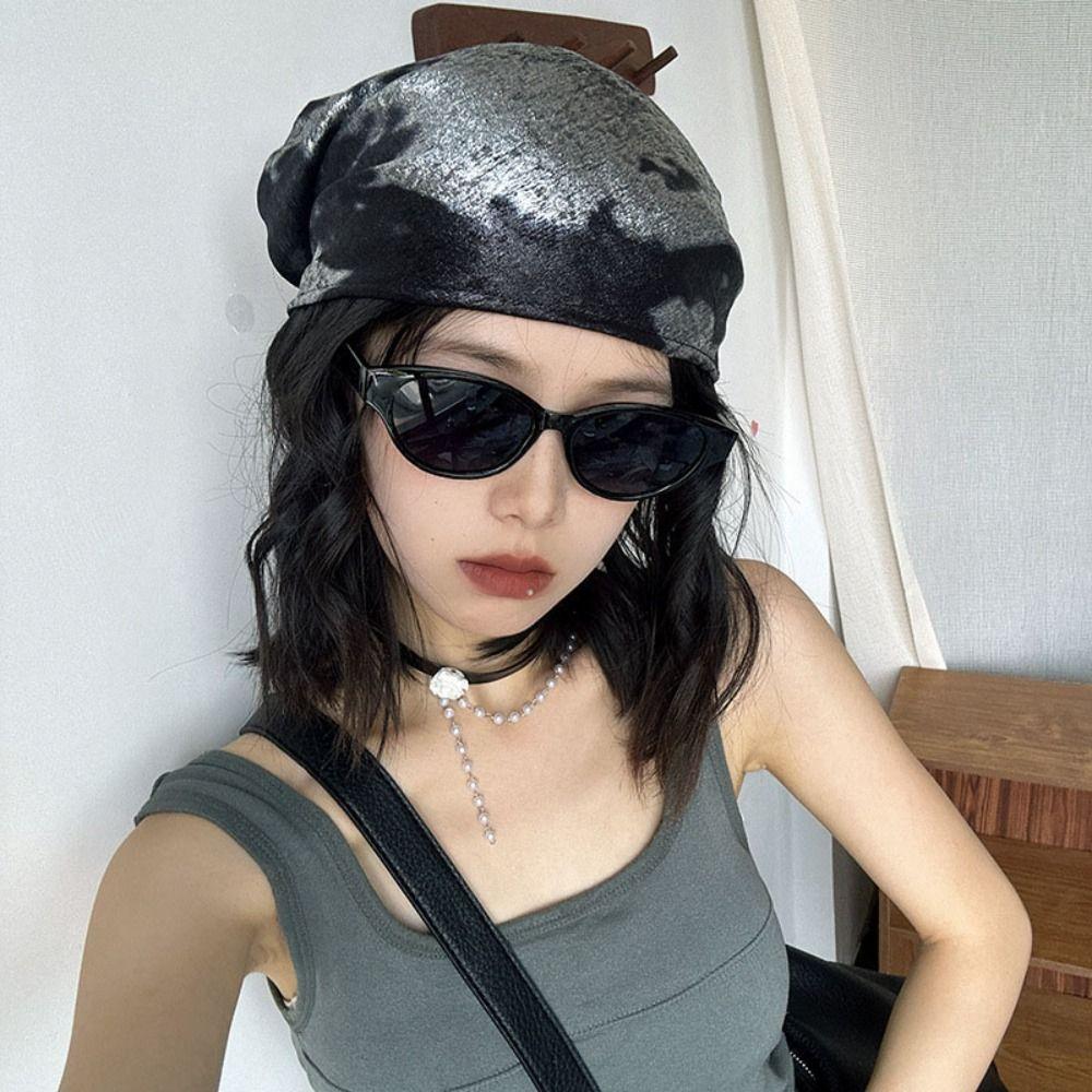 Versatile Headscarf Hat Y2K Hip-hop Kerchief New Turban  Women Girls