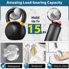 A96K-2PCS Suction Cup Hooks For Shower, Wall Suction Cup Hooks No-Drill Hooks For Bathrooms Wall, Glass Door, Mirror