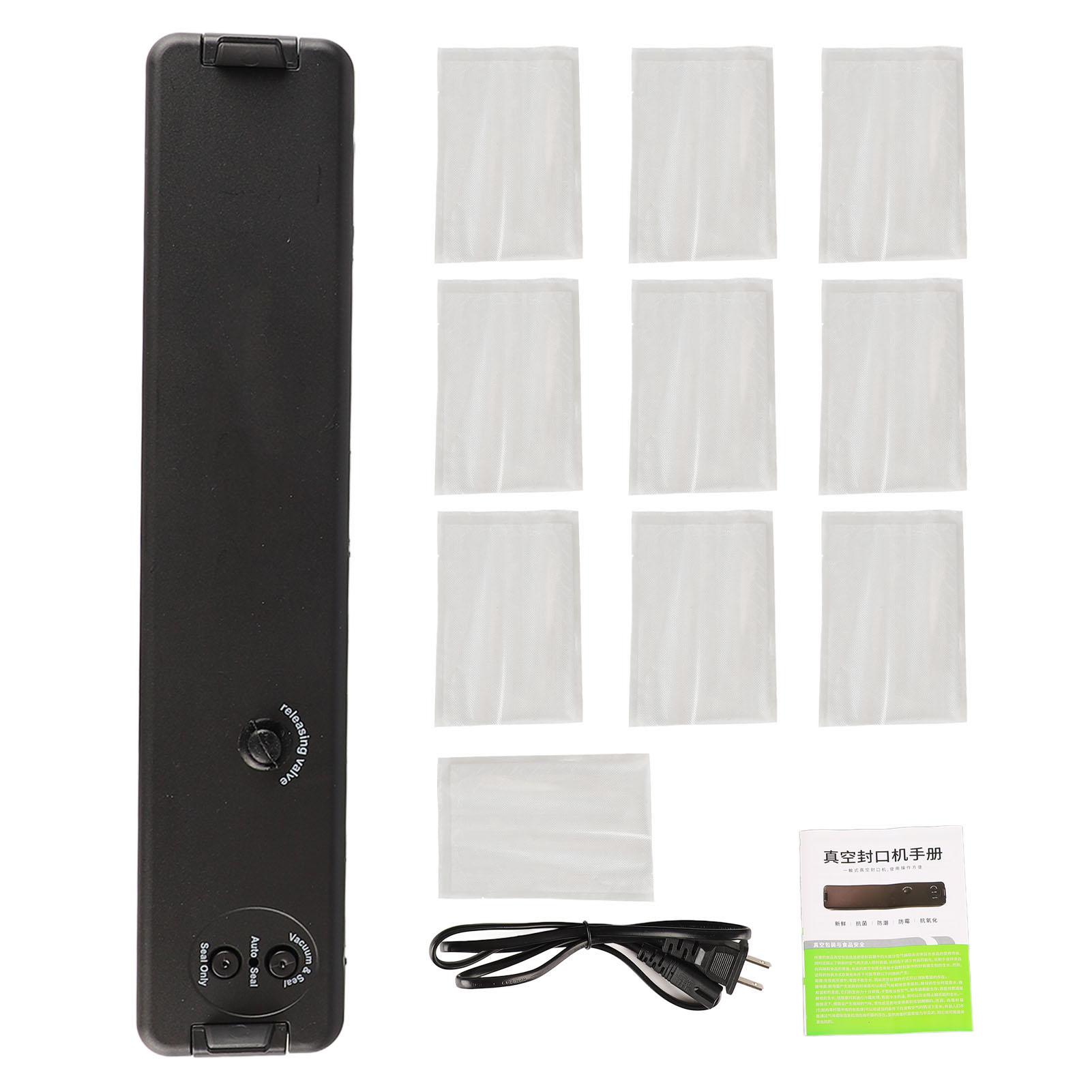 

Home Vacuum Sealer Machine Automatic Vacuum Sealer with 10 Sealing Bags