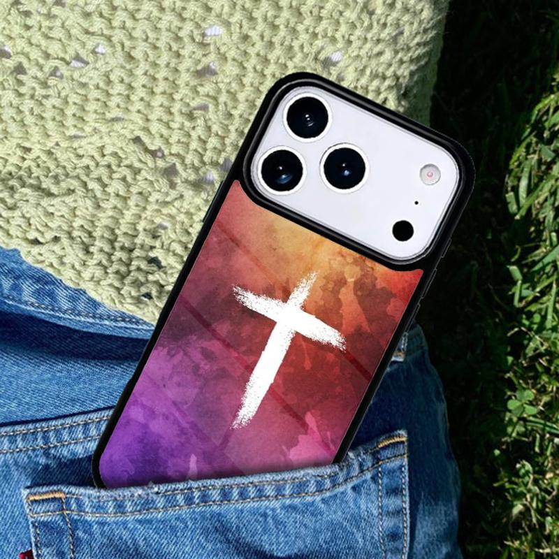 christian cross Phone Case Cover for IPhone 11 12 13 14 15 16e 17 Pro Max Coque for IPhone 17 Air