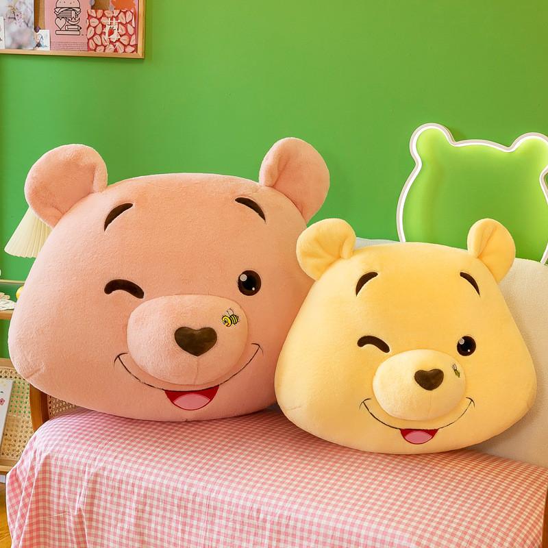 Bear Plush Honeybee Toy Pillow Comfortable Cushion Bedroom Decoration Kids Gift