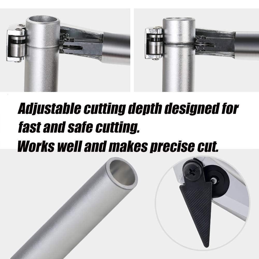 Bike Pipe Cutter Tubing Cutter Bicycle Front Fork Handlebar Seatpost Tube Cutter with A Spare Blade for Cutting Copper