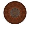 Tappeto Rotondo Boemia Soggiorno Geometrico Etnico Fiori Camera da Letto Antiscivolo Vintage Tappetino da Pavimento Decorazione Casa