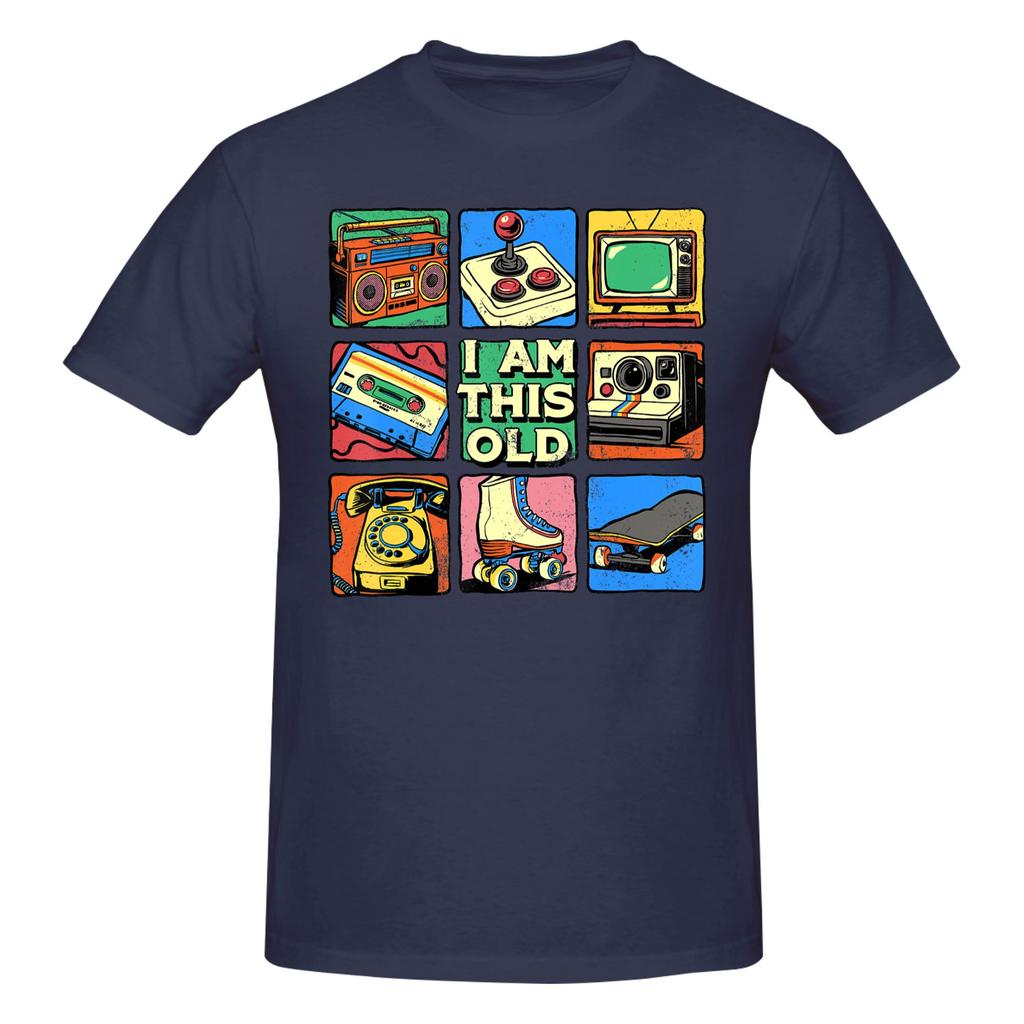 1 Piece I Am This Old Funny 100 Cotton Tshirt Rretro Style Tees Tops For Unisex