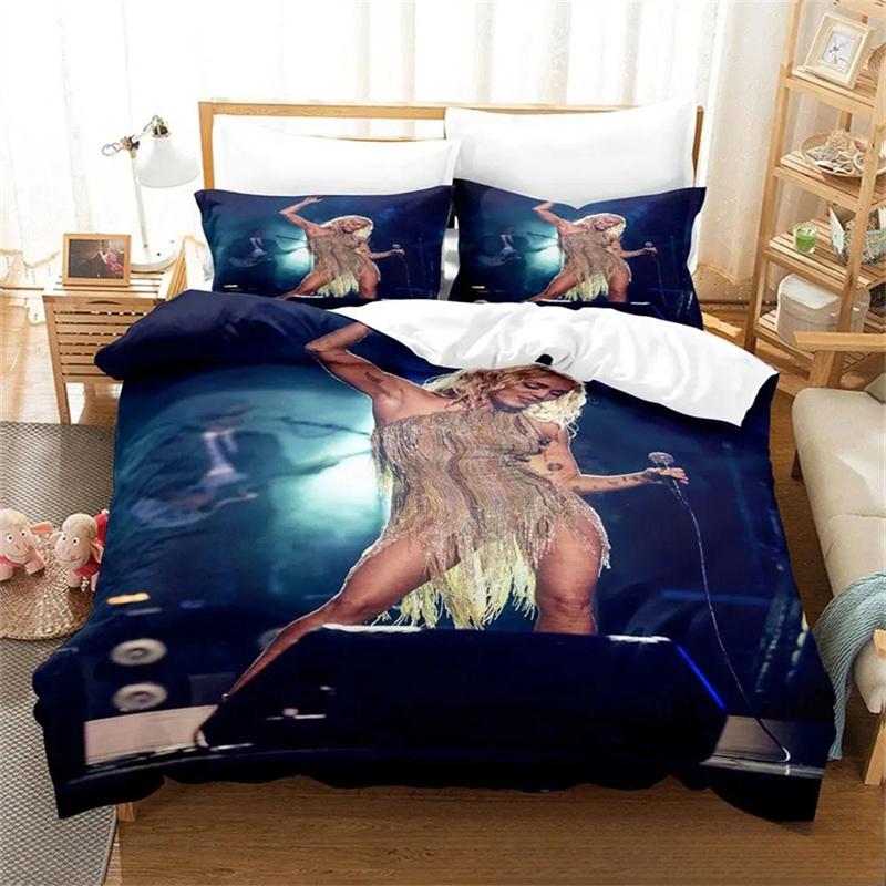 Fashion 3D Print Singer M-Miley Cyrus Bedding Set Boys Girls Twin Queen Size Duvet Cover Pillowcase Bed Kids Adult Duvet Cover