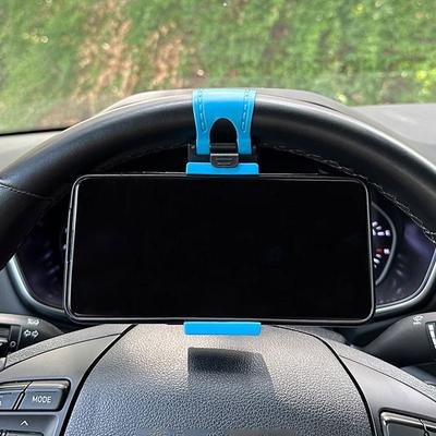 Univerzální držák na mobilní telefon na volant do auta, držák s přezkou, držák do zásuvky, klip na kolo, navigace GPS, stojan na smartphone