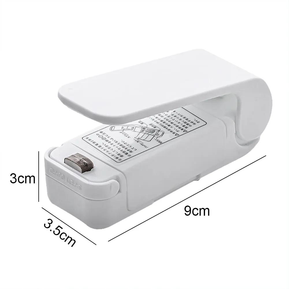 Mini Heating Sealer Hand Press Plastic Packaging Machine 2-speed Adjustable Plastic Bag Sealing Clips Moisture-proof Kichen Tool