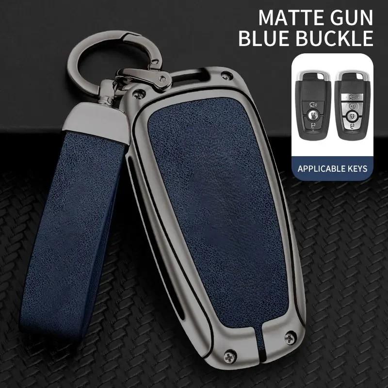 Zinc Alloy Car Remote Key Case For Ford Raptor F150 Remote Control Protector For Ford F-150 Raptor Car Key Cover Car Accessories