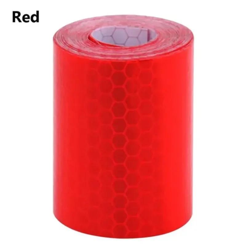 1 Pc 5cm*3m Car Reflective Warning Tape Multipurpose Safety Warning Reflection Decoration Sticker