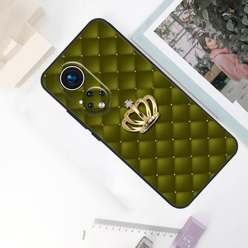 Quilted Texture Sofa Pattern Crown Case For Honor Magic 7 Pro 5 6 Lite Cover For Honor 200 400 50 70 90 X9 X8a X8b X9a X9b X9c