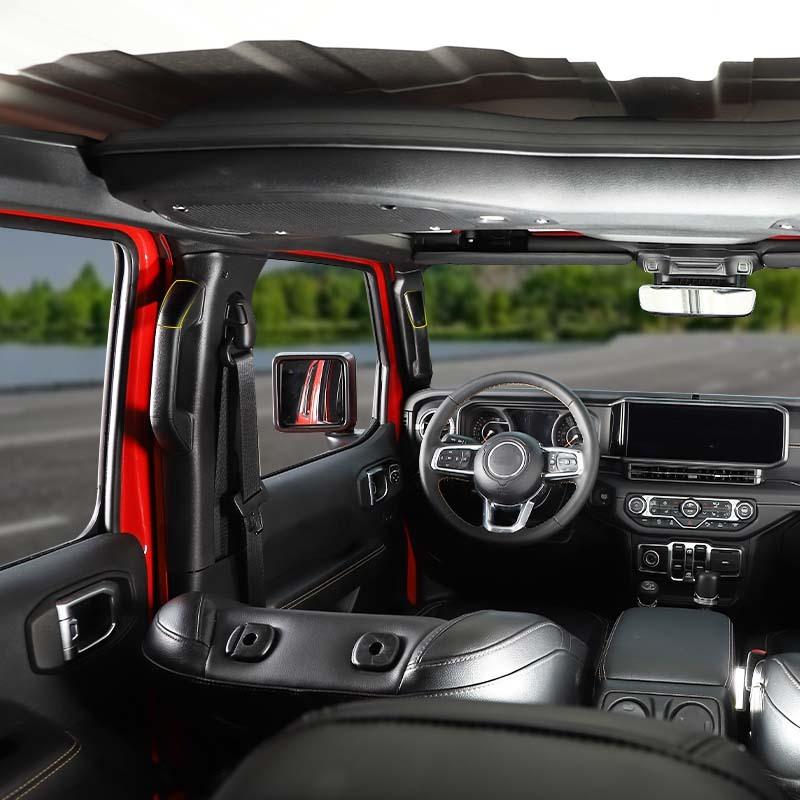 Adesivi Copriforo Maniglia Montante A/B Auto Per Jeep Wrangle JL Per JT Gladiator 2024 Su Accessori Esterni