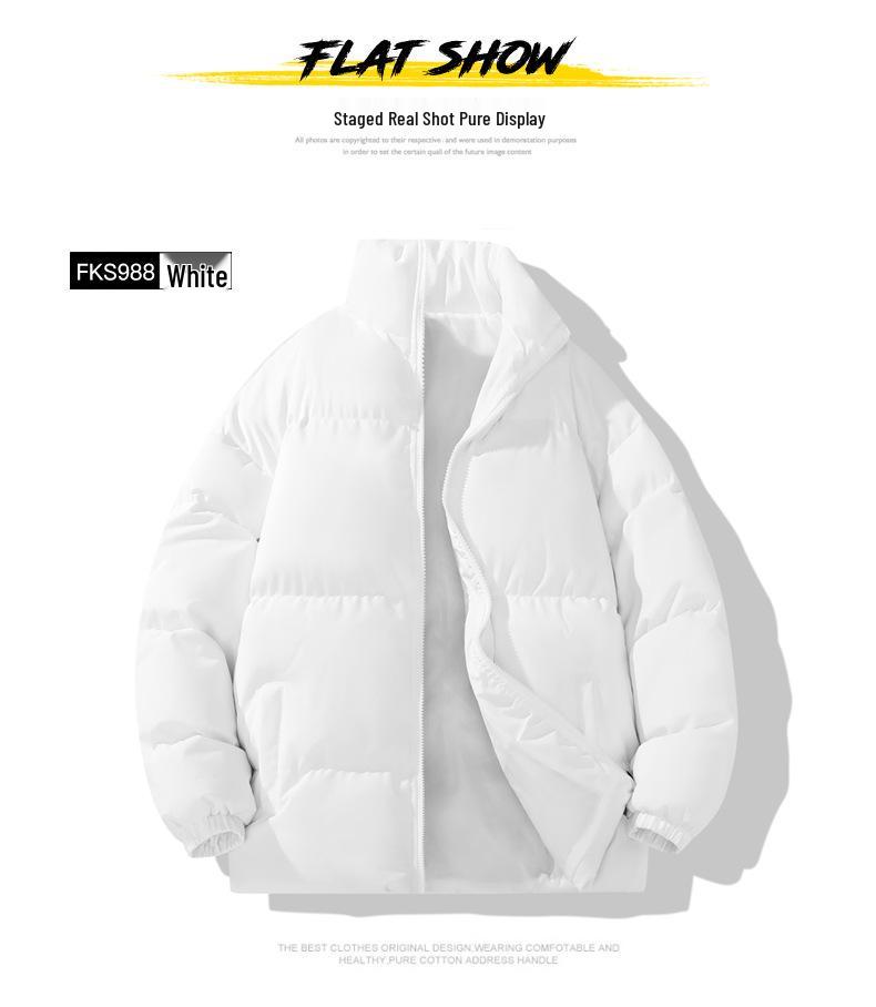 Men's Shiny Hooded Down Cotton Winter Jacket – Thick, Trendy, Short, Plus Size Available