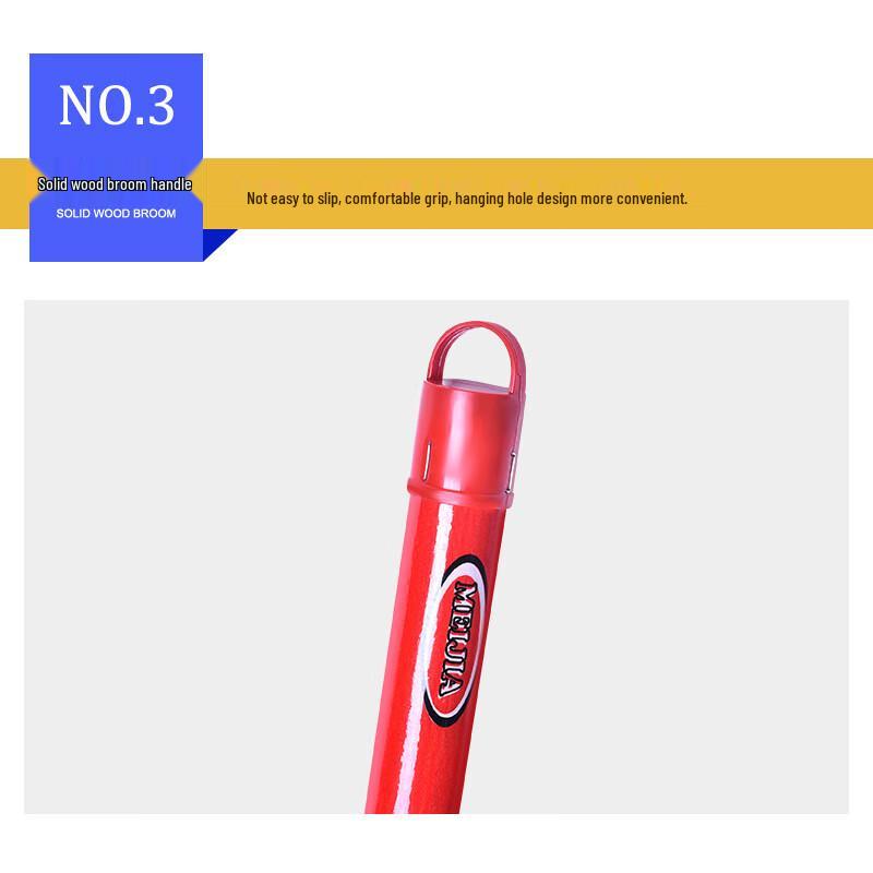 Hard-Bristle Plastic Broom