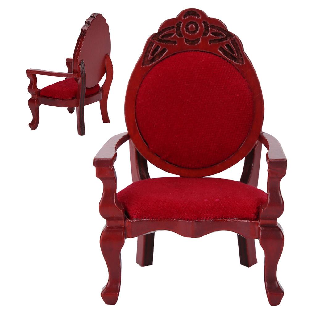 Vintage  ature Chair Antique   Chair Retro Small Chair for   Wooden Dining Carved for 1Celsius12   1Celsius12 Scale