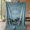 motorcycle  KRM DUKE Theme blanket Soft Flannel Blanket Plush Throw Blanket Cozy Sofa Bed Blanket for Home Decor