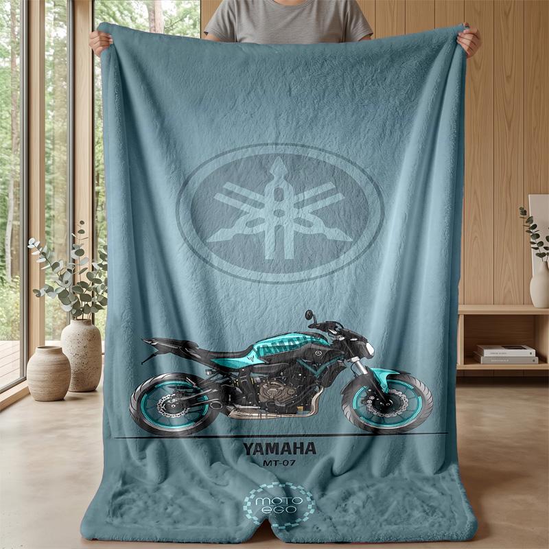 motorcycle KRM DUKE Theme blanket Soft Flannel Blanket Plush Throw Blanket Cozy Sofa Bed Blanket for Home Decor