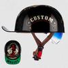 Motorcycle Helmet Baseball Cap Half Face Capacete De Moto Helmet with Sunglasses Motorbike Scooter Cycling Helmet DOT Approved