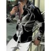 Herren Mode Design Neues Anzug Revers Langarm Hemd Lässig Bequem Hohe Qualität Outdoor Sport Karomuster Geometrisch Herren Oberteile