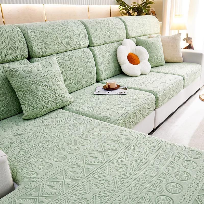 Pokrowiec na sofę odporny na zarysowania All-Inclusive Uniwersalny pokrowiec Cztery pory roku Uniwersalna poduszka na sofę antypoślizgowa bez mierzenia Elastyczna sofa...