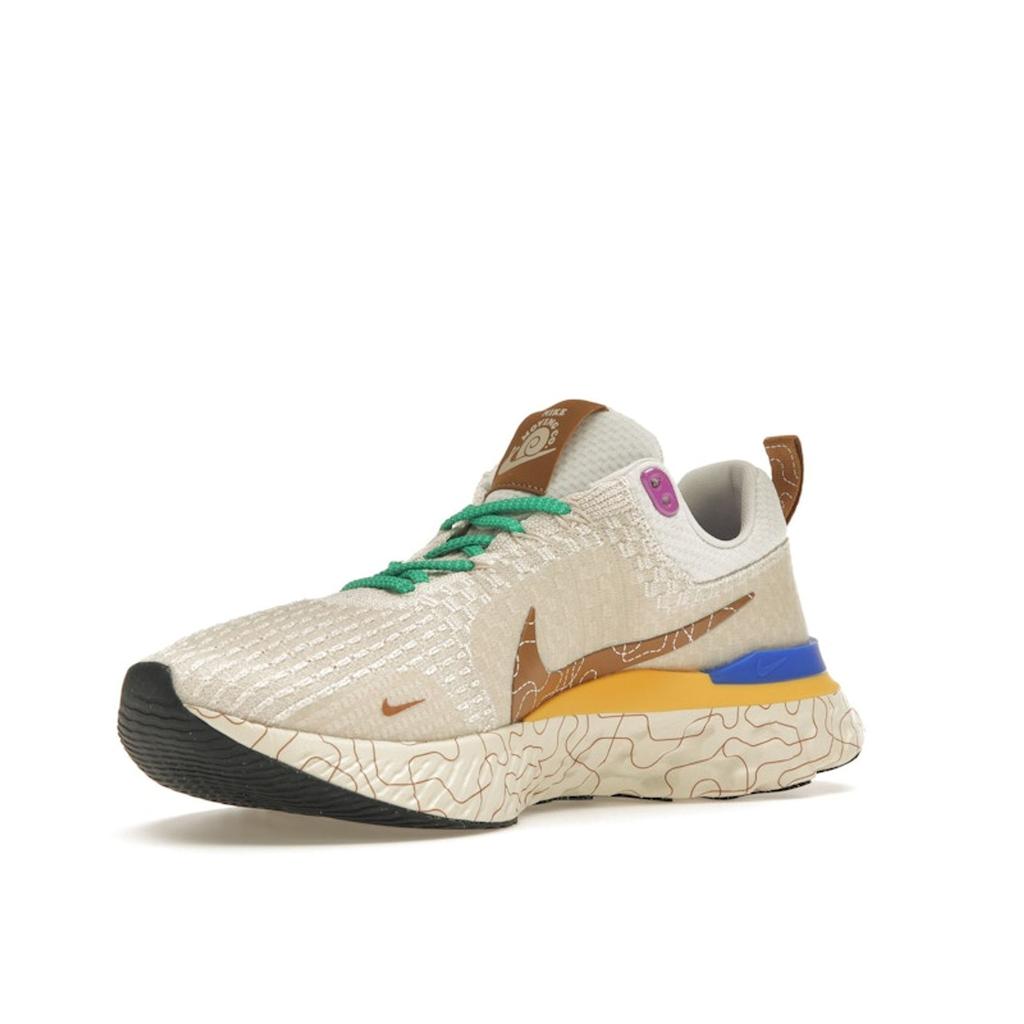 Nike React Infinity Run Flyknit 3 Premium Moving Company Men Sneakers Brown Phantom Oatmeal DZ3025-001