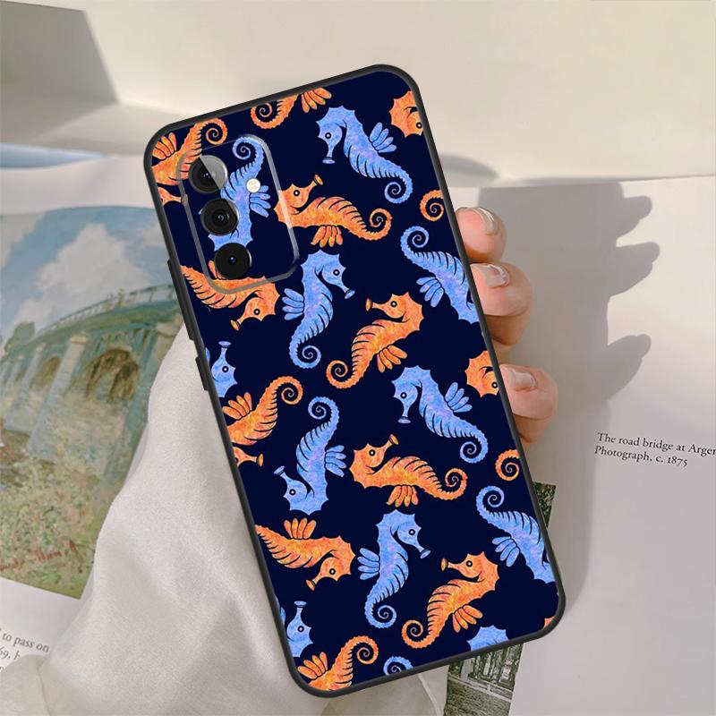 Seahorse Case For Samsung Galaxy A54 A34 A24 A14 A51 A71 A21S A53 A33 A23 A13 A12 A22 A32 A52 Coque